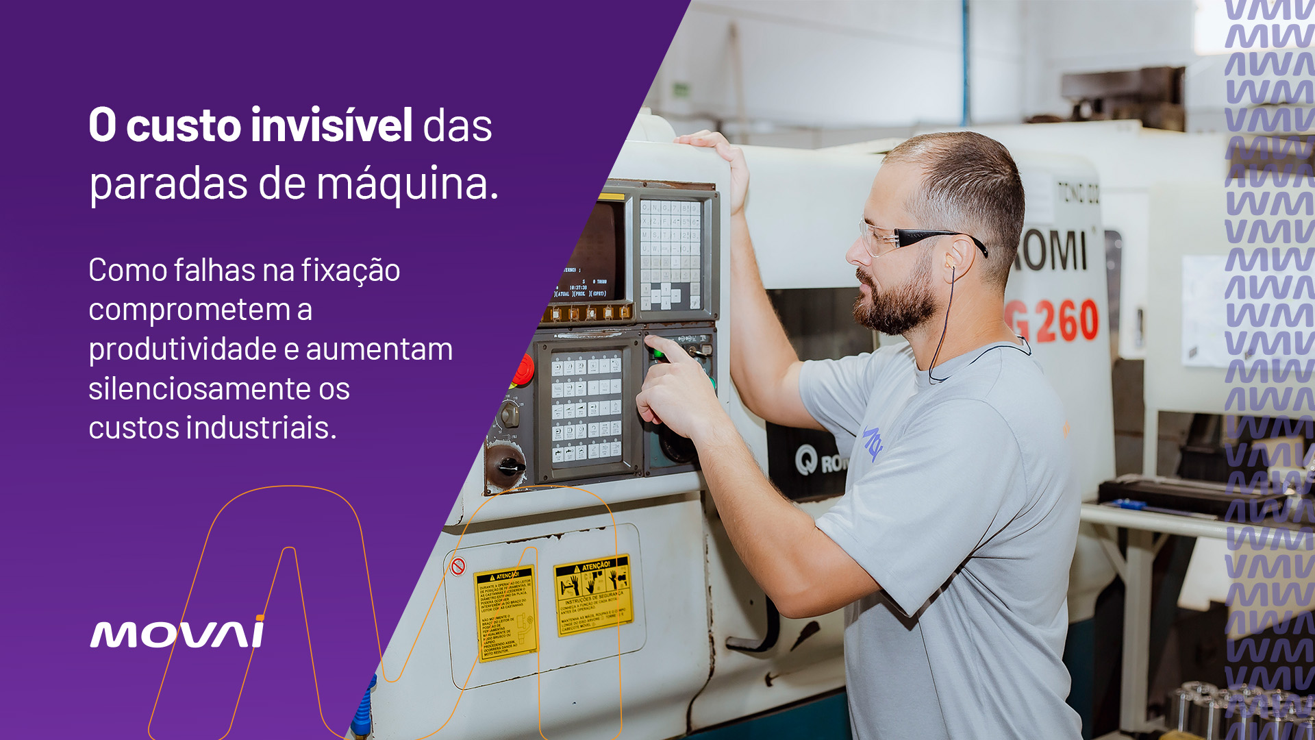 O custo invisível das paradas de máquina O custo invisível das paradas de máquina